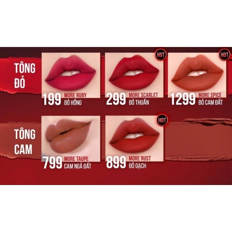 Son Maybelline Ultimate màu 288, 799, 1299,499,80