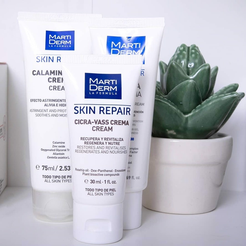 Kem Dưỡng MartiDerm Skin Repair Cicra Vass Cream 30ml Giúp Tái Tạo & Phục Hồi Làn Da Tổn Thương