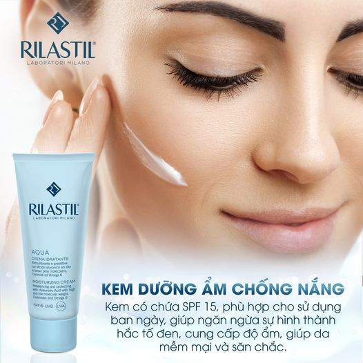 Kem dưỡng cấp ẩm cho vùng da mắt Rilastil Aqua Eye Contour Cream 15ml - Hàng chính hãng