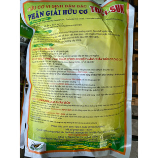Phân Giải Hữu Cơ Trichoderma Tdc1 : Túi - 1Kg.