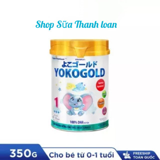 (HSD T12-2027) (CÓ TÍCH ĐIỂM) COMBO 2 LON SỮA BỘT YOKOGOLD 1 350G (CHO TRẺ TỪ 0 - 1 TUỔI).