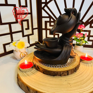 Thác Khói Huệ An Đốt Trầm Cao Cấp Hình Ấm Trà