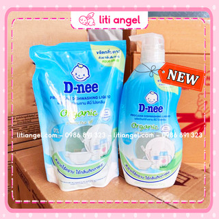 Nước rửa bình sữa Dnee Organic White Tea cho bé
