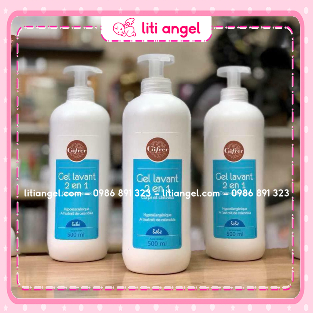 Sữa Tắm Gội Cho Bé Gifrer Gel Lavant 2 in 1 500ml