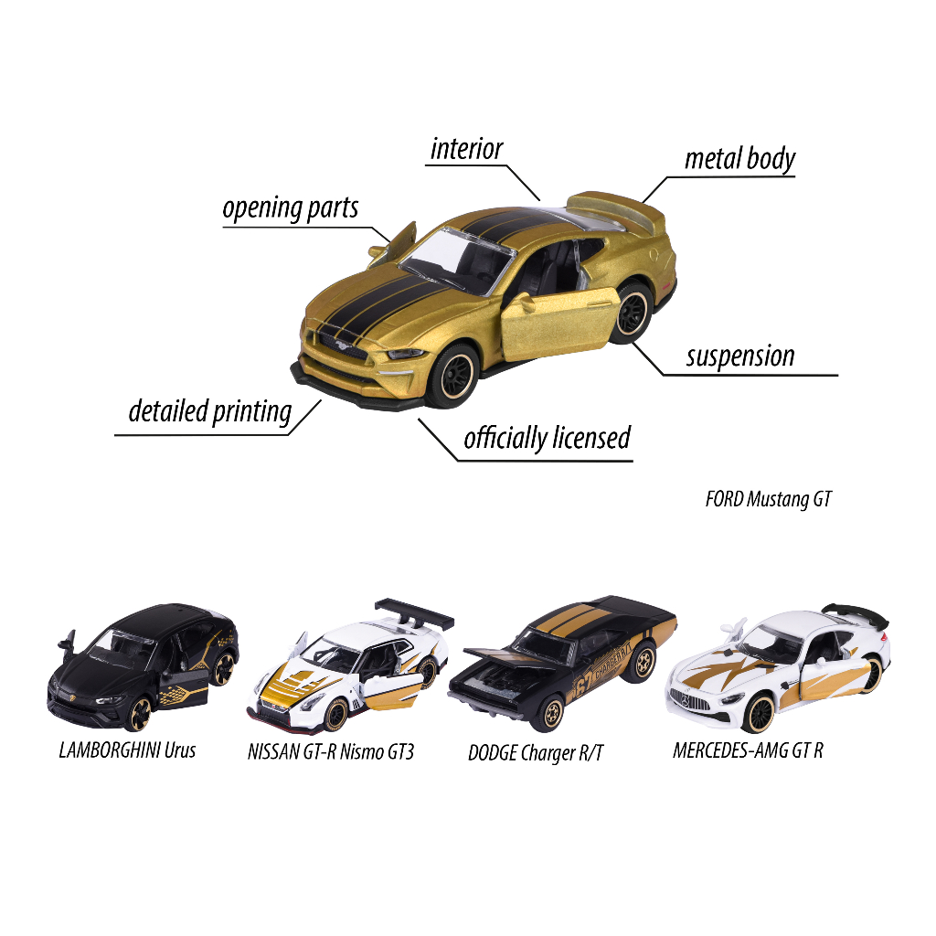 Bộ 5 Xe Mô Hình MAJORETTE Limited Edition 9 Giftpack 212054031 - Simba Toys Vietnam