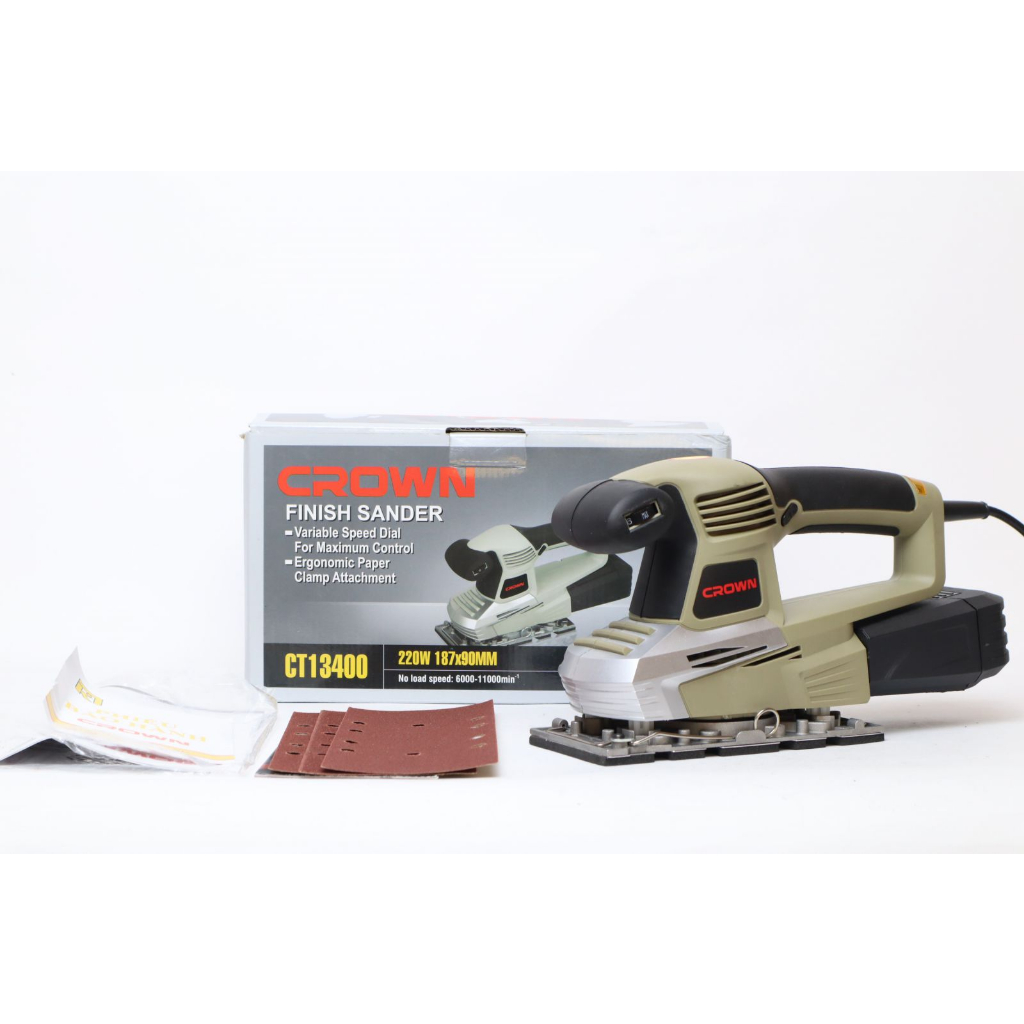 Máy chà nhám rung CT13400 CROWN