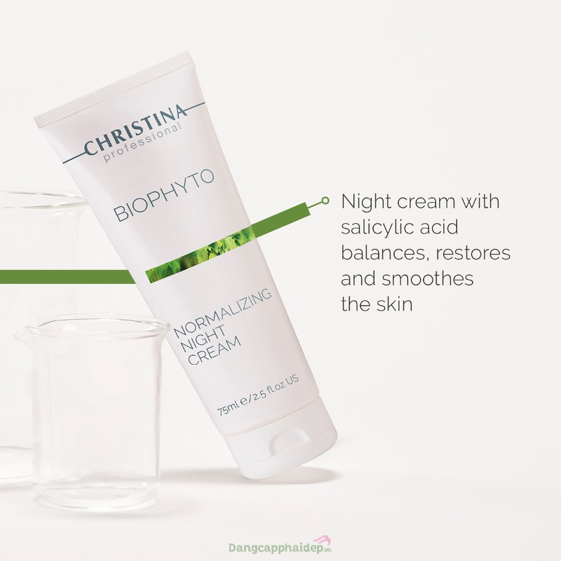 Kem dưỡng da ban đêm Bio Phyto Normalizing Floslek Night Cream CHRISTINA giúp cân bằng và tái tạo da 75ml