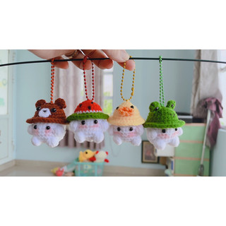 Móc khoá bé nấm kute handmade