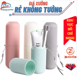  Hộp đựng bản chải, kem đánh răng du lịch dạng sọc chống trơn trượt, giúp bảo quản chống bụi giữ vệ sinh