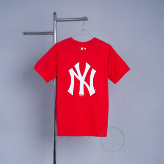[Có sẵn] [Ảnh thật] [Chính hãng] MLB Áo NY Big Logo Red