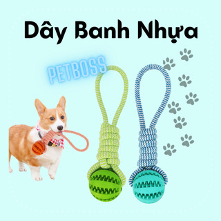 Dây banh cao su thắt nút cho chó gặm xã stress sạch răng