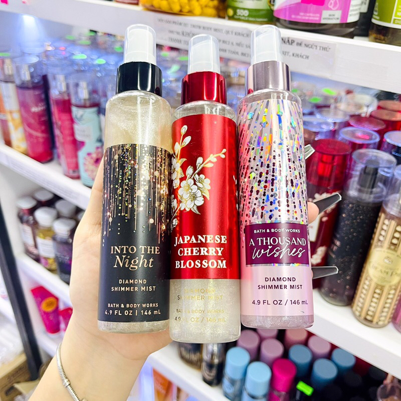 (SALE lẻ mùi) Xịt Nhũ - Xịt Thơm Toàn Thân - BATH & BODY WORK Fine Fragrance Mist