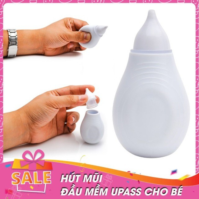 Hút mũi bóp đầu mềm vệ sinh cho bé Upass UP1002NT (MÀU TRẮNG)