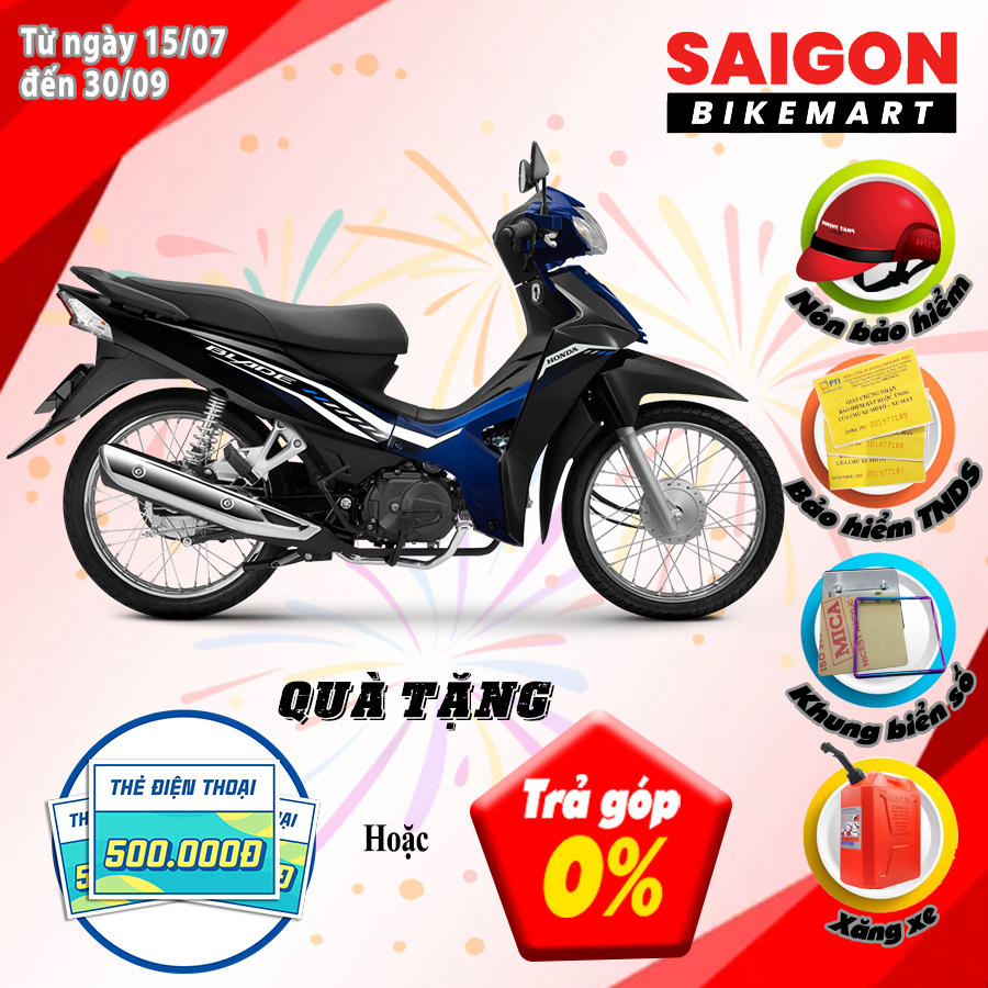 Xe máy Honda Wave Blade 110 Phanh Cơ/ Vành Nan