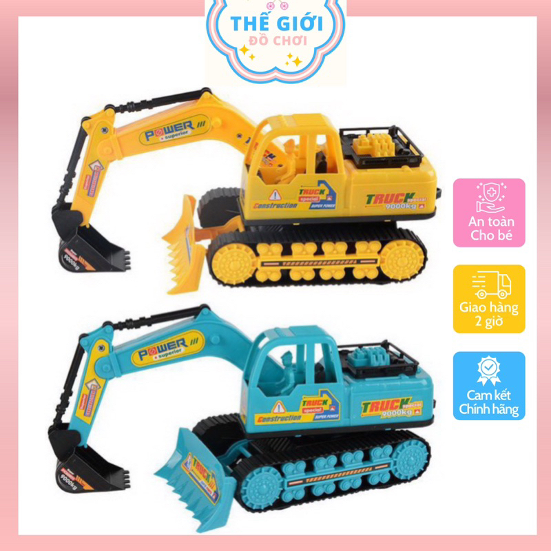 Đồ Chơi Xe Máy Cẩu Size Lớn 35cm Chạy Đà Di Chuyển Linh Hoạt