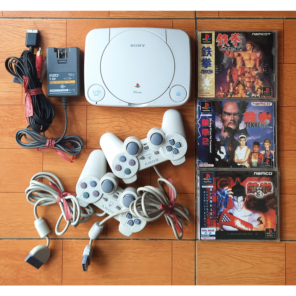 Máy ps one nguyên zin SCPH-100 và game gốc Thiết quyền 1+2+3