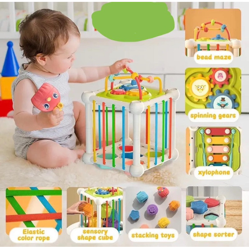 Đồ chơi Montessori, phát triển giác quan cho bé