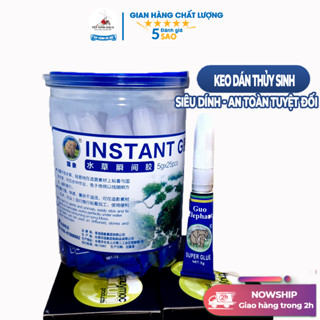 Keo dán rêu - Keo dán bể thủy sinh - Keo dán bể tép cảnh chuyên dụng - Tép Xinh Aqua