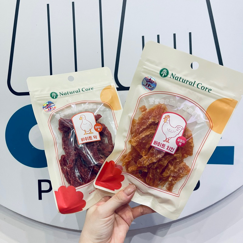 Thịt Gà/ Vịt Quay Cho Chó Natural Core Gói 70gr