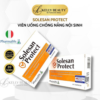 Viên Uống Chống Nắng Solesan Protect Pharmalife - Chống Nắng Nội Sinh, Làm Sáng Da, Hỗ Trợ Da Nám Sạm | Kelly Beauty