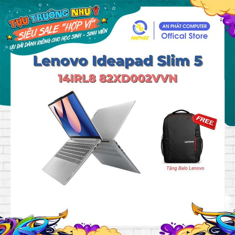 Laptop Lenovo IdeaPad Slim 5 14IRL8 82XD002VVN (Core i5-13500H | 16GB | 14" WUXGA)