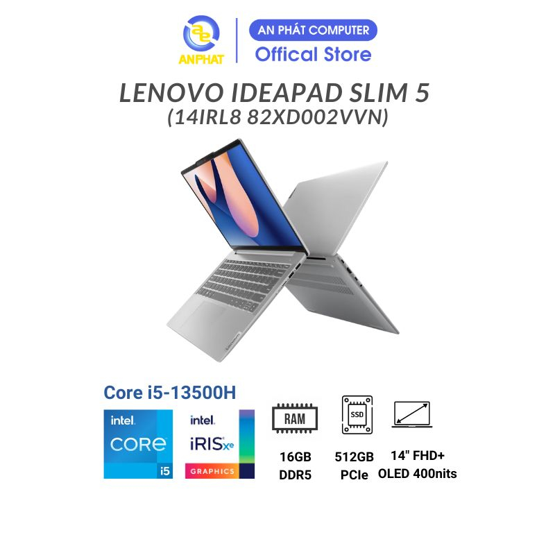 Laptop Lenovo IdeaPad Slim 5 14IRL8 82XD002VVN (Core i5-13500H | 16GB | 14" WUXGA) | BigBuy360 - bigbuy360.vn