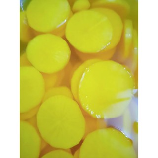1kg kim chi củ cải vàng hàn quốc