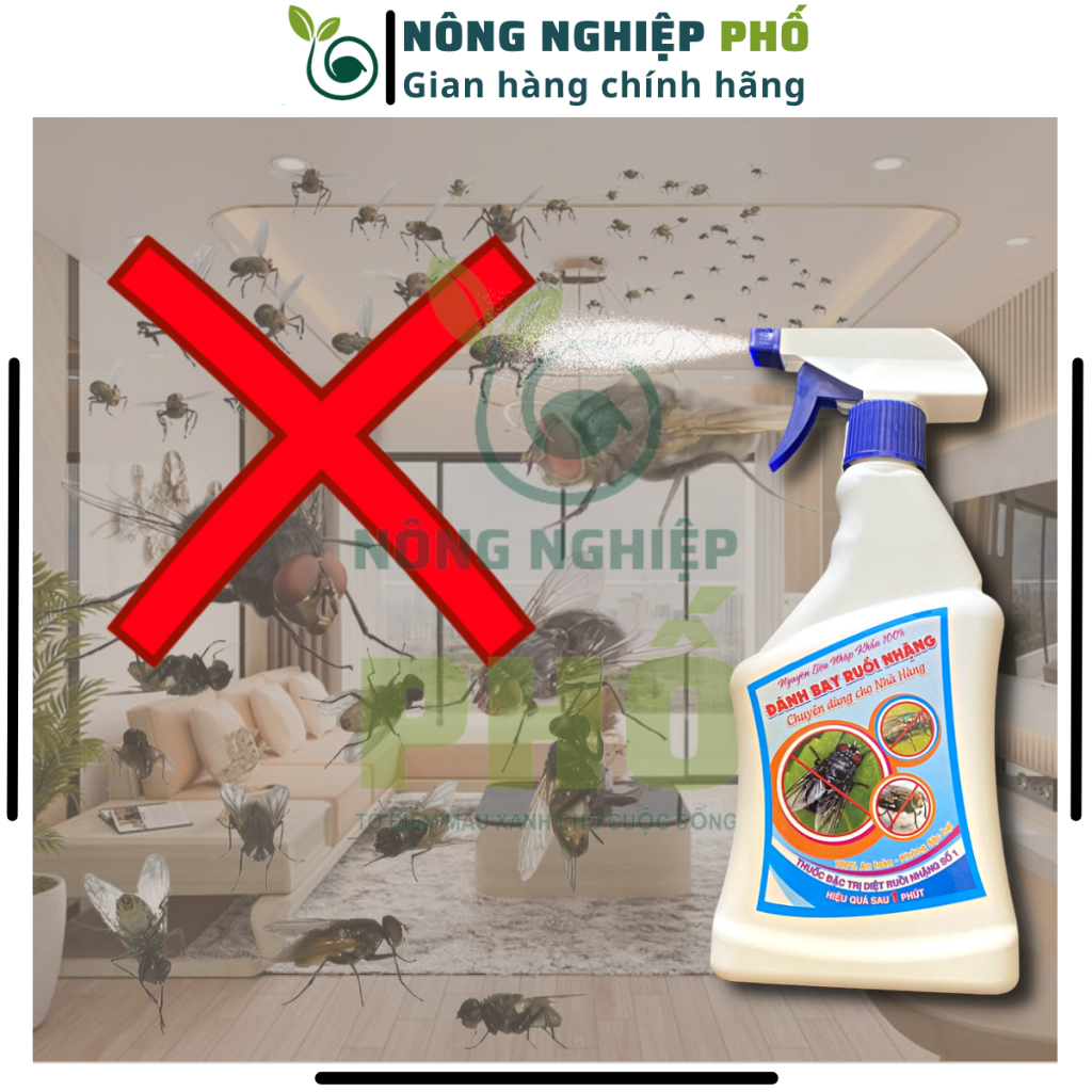 Thuốc DIỆT RUỒI SINH HỌC CHUYÊN DỤNG Multiagro  Chính Hãng - Diệt Ruồi Nhặng Nhà, Nhà Hàng Hiệu Quả 100%