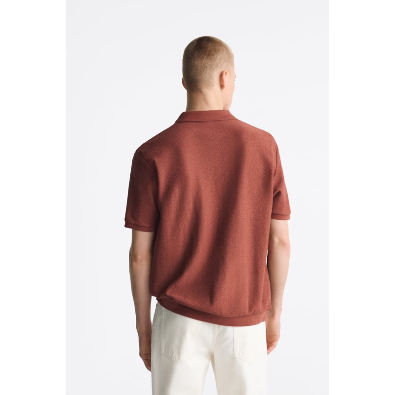 Áo polo ngắn tay Zara authentic size L