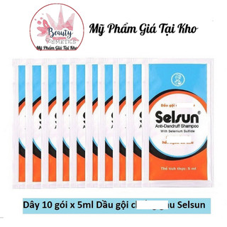 Combo 30 và 50 Gói Dầu Gội Selsun Chống Gàu 5ml