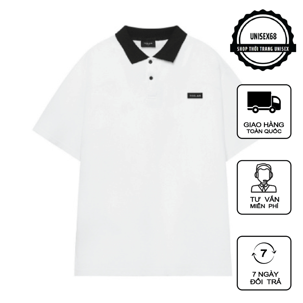 Áo Polo Unisex Teelab Simpled Logo AP016