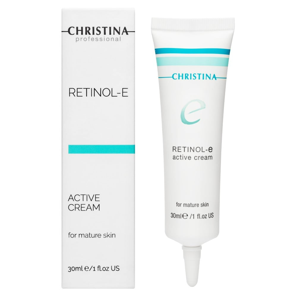 Kem dưỡng Retinol Floslek E Active Cream CHRISTINA hỗ trợ cấp ẩm, giảm mụn cho da 30ml