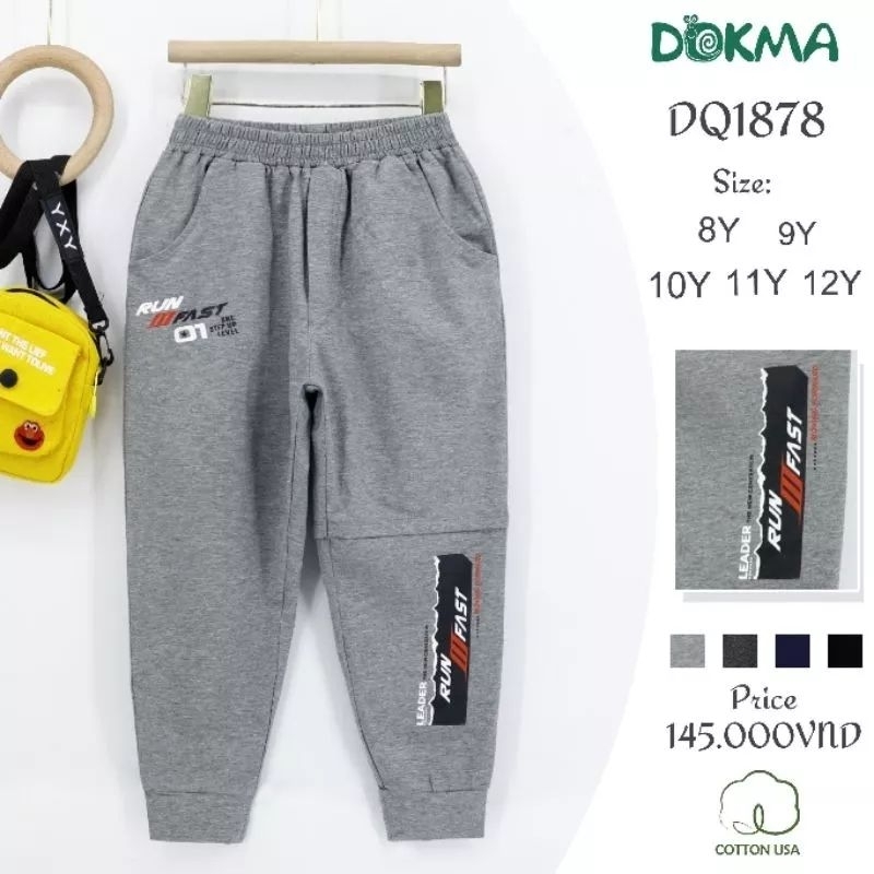 Áo, Quần bé trai cotton mỏng size đại Dokma 8-12Y