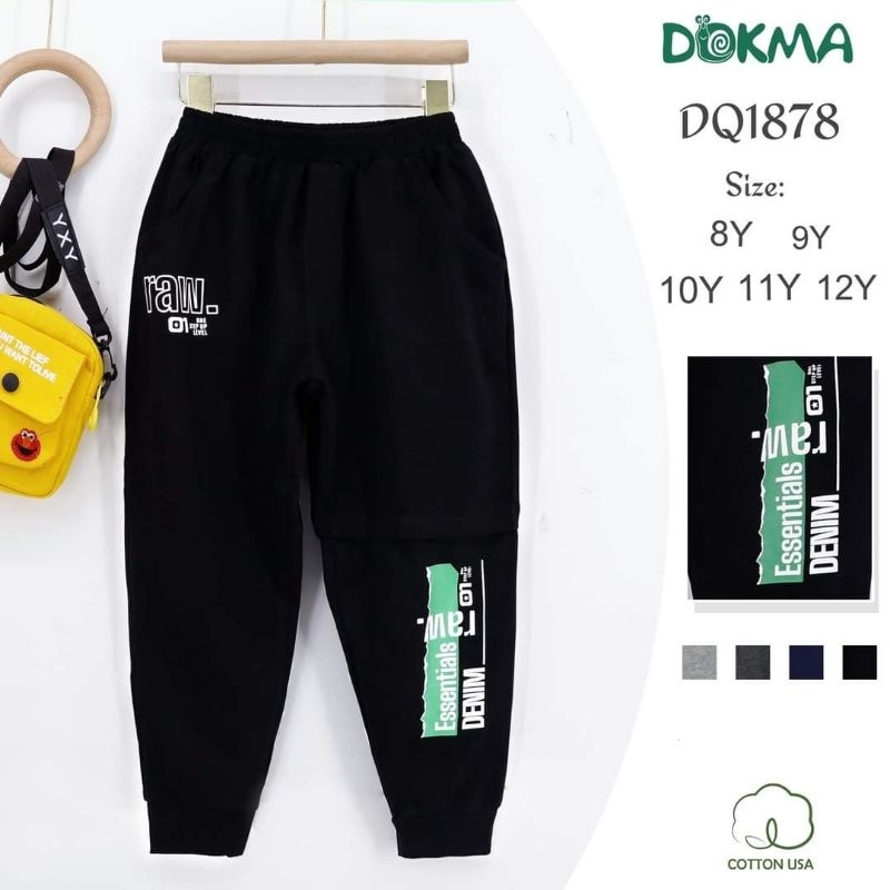 Áo, Quần bé trai cotton mỏng size đại Dokma 8-12Y