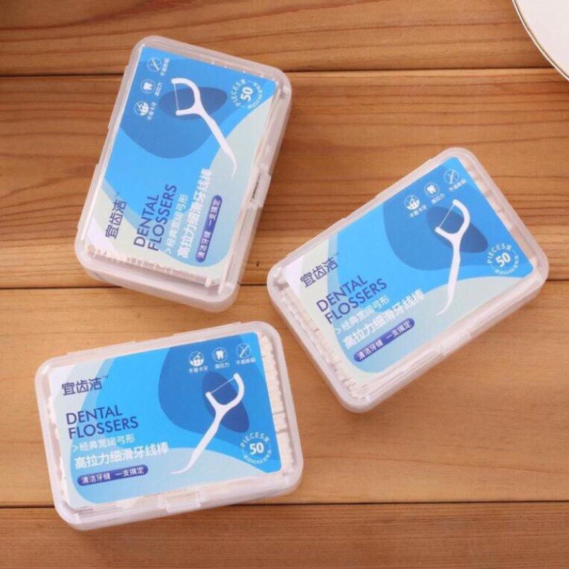 Combo 3 Hộp  Tăm Chỉ Nha Khoa Dental Flossers