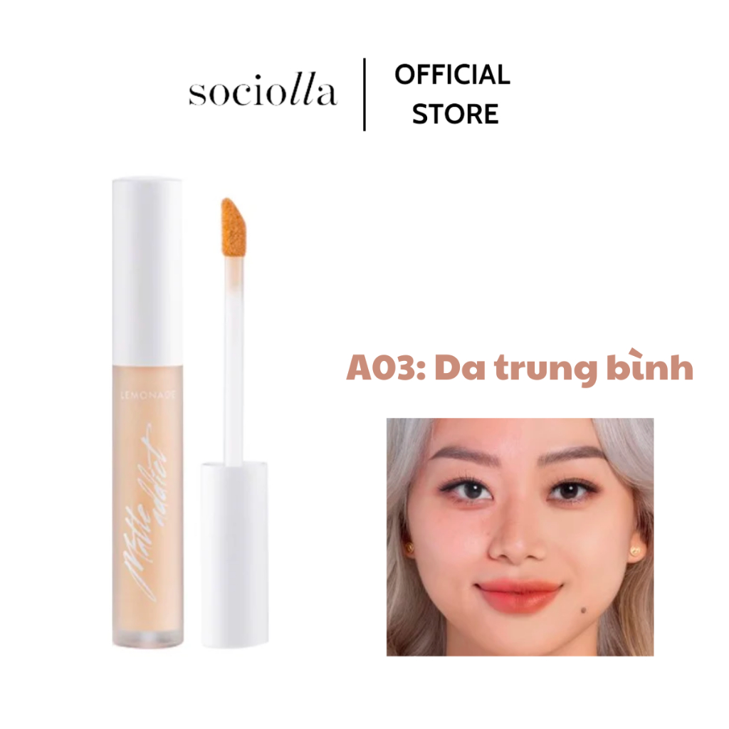 Che Khuyết Điểm Lemonade Matte Addict Concealer