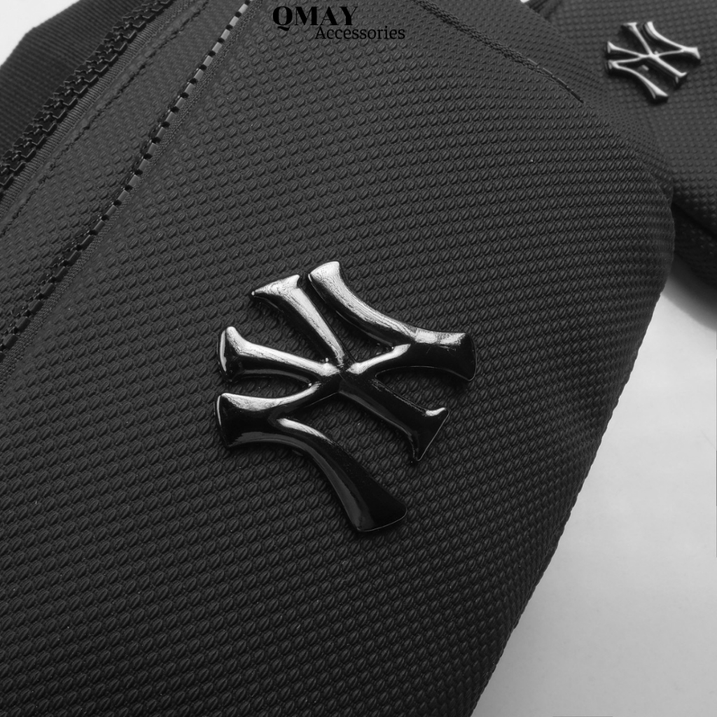 Túi Bao Tử Túi Đeo Hông MLB NEWYORK 2023 Chất Liệu Da Si PVC 100% Chống Nước Logo Kim Loại Kích thước 23cm x 15cm x 5cm