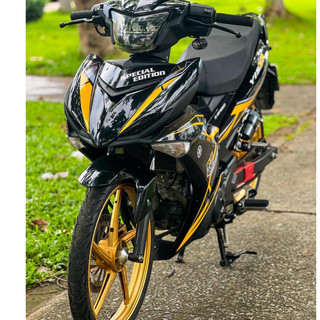 Tem rời exciter 150 đen vàng mẫu chỉ đẹp mắt , tem 3 lớp không phai màu