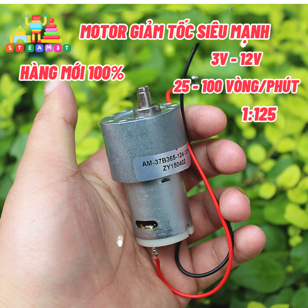 Motor đưa võng giảm tốc mini motor hàng mới 100% 6V - 24V lực mạnh chạy êm bánh răng kim loại 73 - 290 RPM - LK0402