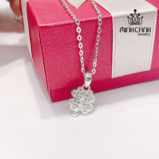 Dây Chuyền Cỏ 4 Lá May Mắn Có Đuôi - Minh Canh Jewelry