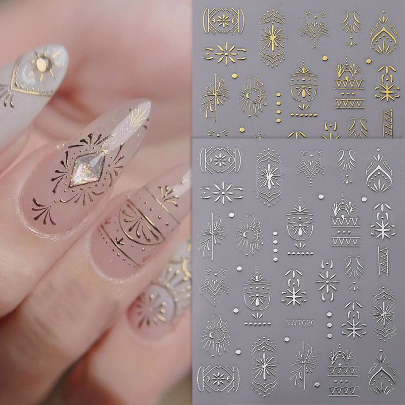Sticker dán móng tay / Miếng dán trang trí móng tay cao cấp