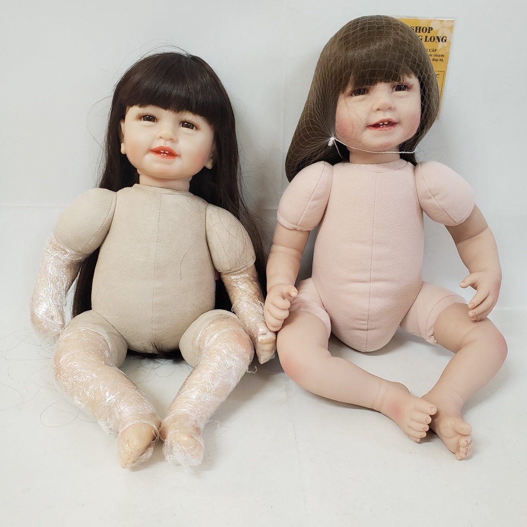 Búp Bê Mắt Tít Tái Sinh Thân Gòn Reborn Vinyl Doll