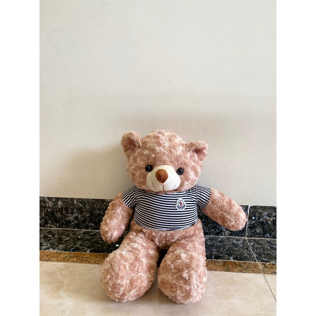 Gấu Bông Teddy Lông Xoắn Mặc Áo Cao Cấp