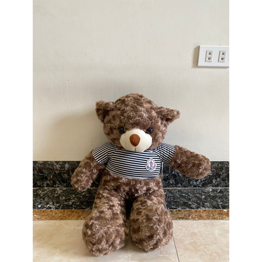 Gấu Bông Teddy Lông Xoắn Mặc Áo Cao Cấp