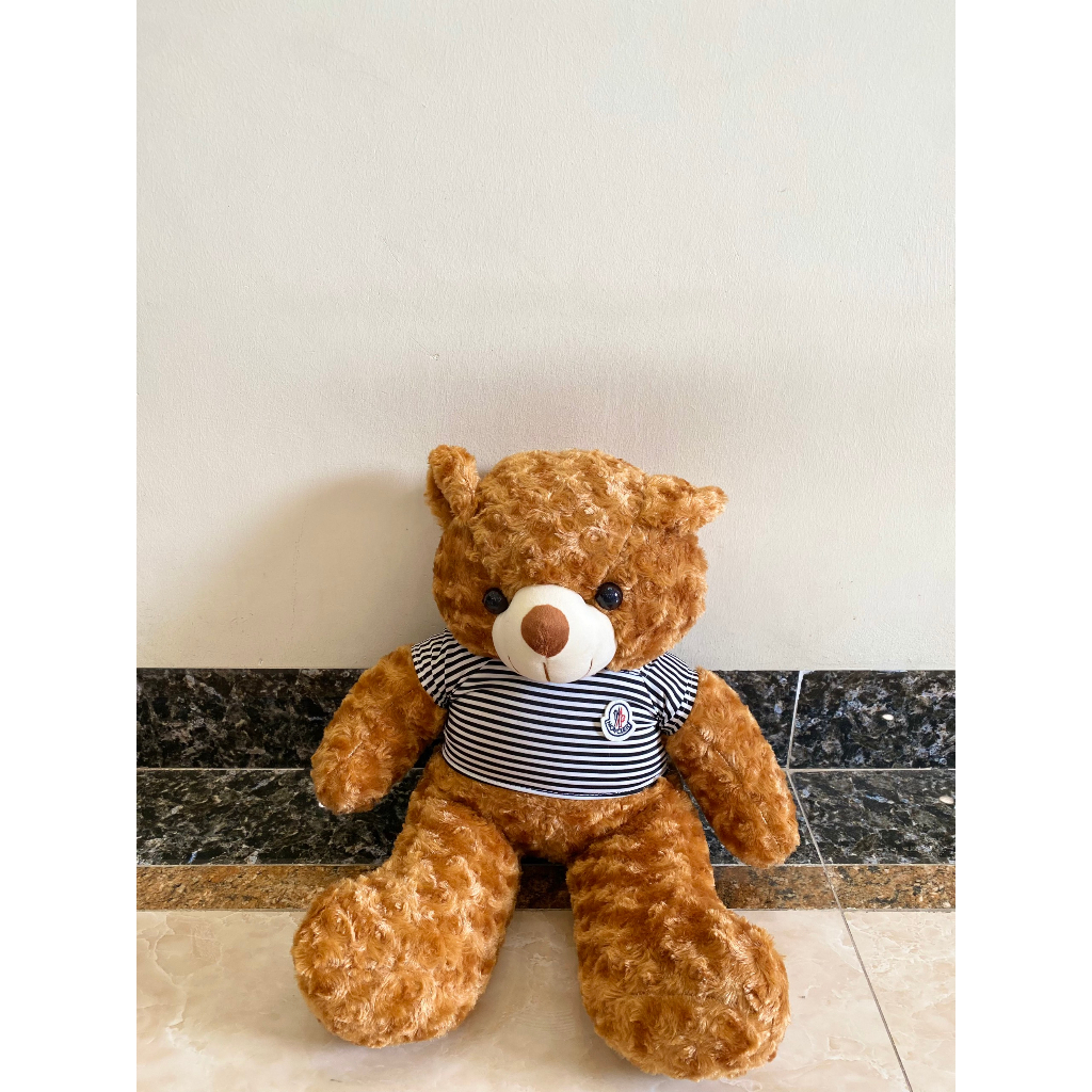 Gấu Bông Teddy Lông Xoắn Mặc Áo Cao Cấp