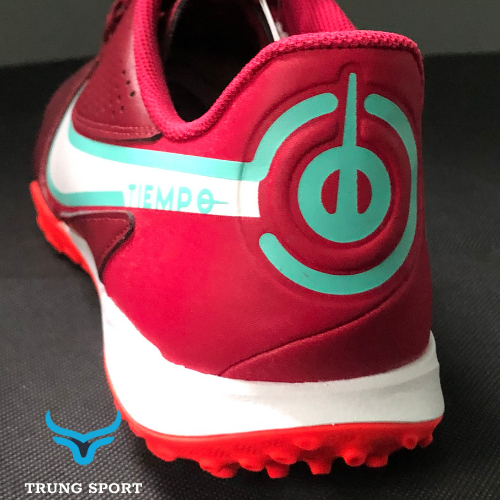 GIÀY NAM BÓNG ĐÁ CHÍNH HÃNG SÂN CỎ NHÂN TẠO, SÂN 5, 7 NIKE TIEMPO LEGEND 9 ACADEMY TF ĐỎ MẬN