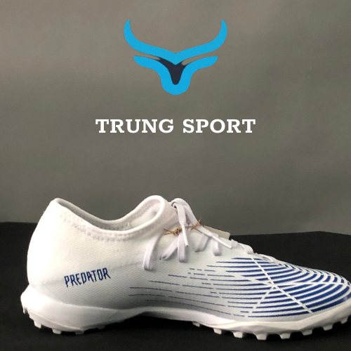 GIÀY NAM BÓNG ĐÁ CHÍNH HÃNG SÂN CỎ NHÂN TẠO SÂN 5, SÂN 7 ADIDAS PRETADOR EDGED.3 TF TRẮNG/XANH