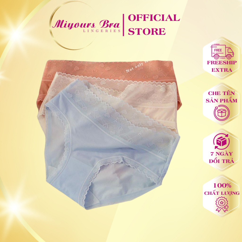 Quần lót nữ Miyours Fashion & More QL212 lụa băng không đường may siêu mỏng mềm mại thoáng mát tôn dáng gợi cảm