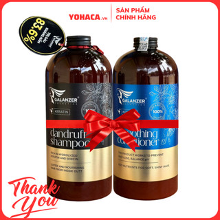 Bộ Dầu gội xả Galanzer Protein Phục Hồi Dưỡng ẩm 1000ml