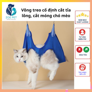 Võng treo cố định chó mèo để cắt móng, cắt tỉa lông